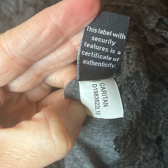 DVF Diane Von Furstenberg CARITAN Crochet Lace Long Sleeve Mini Dress size 4 - Picture 10 of 11